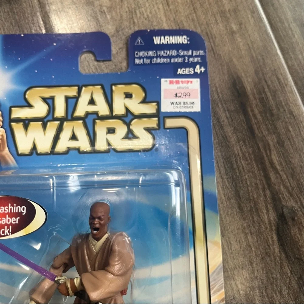 2002 Star Wars MACE WINDU Geonosian Rescue #28 Attack Of The Clones Figure NEW